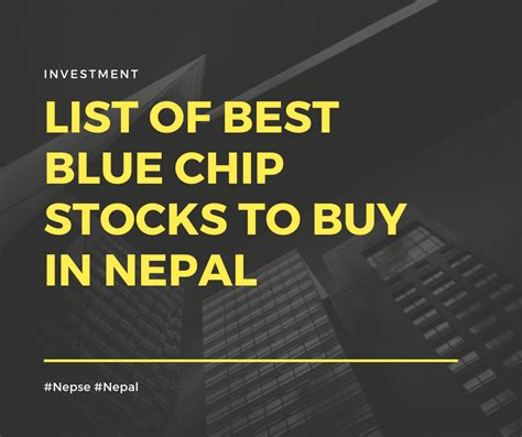 best blue chip stocks in nepal